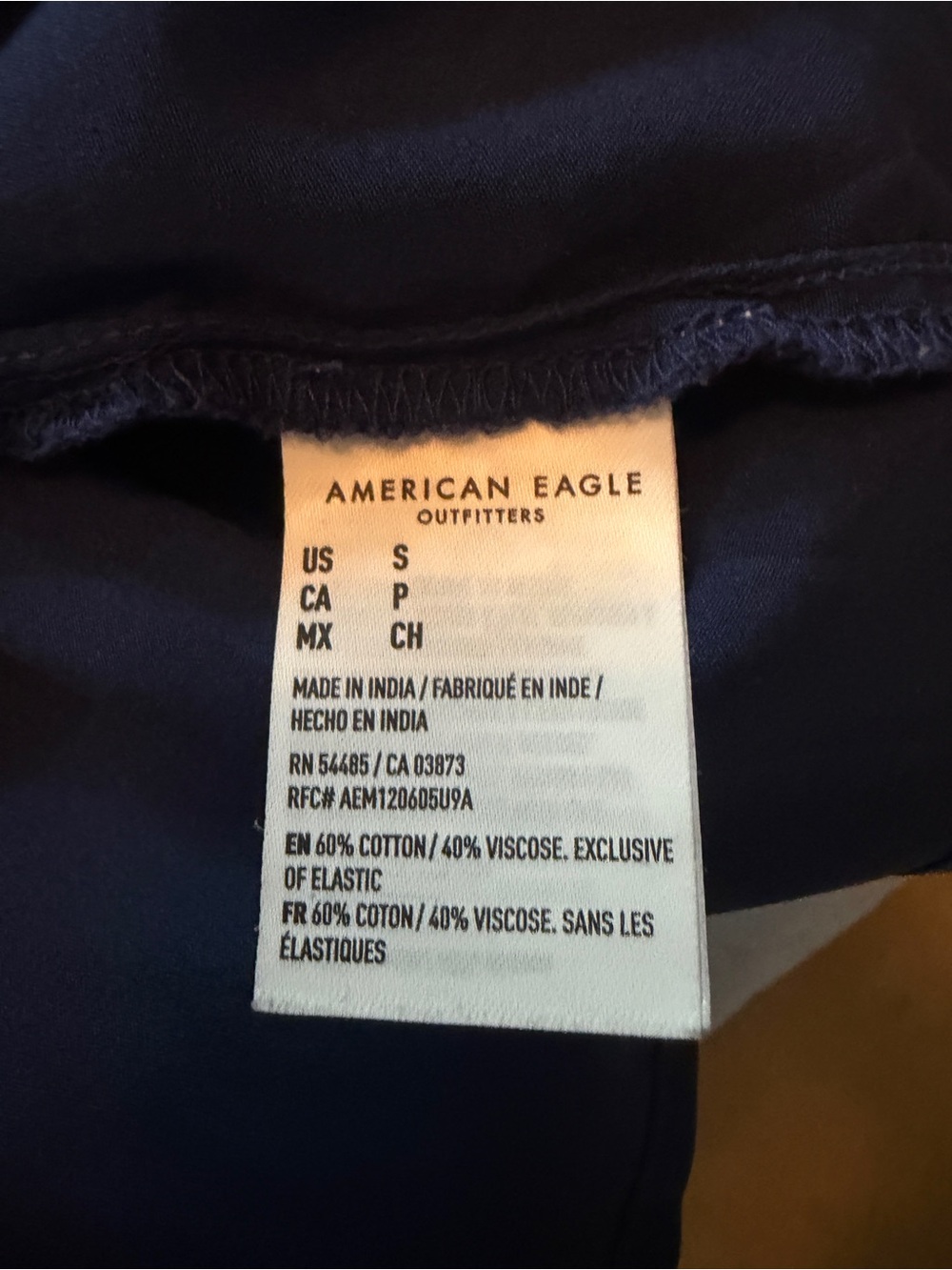 American Eagle Outfitters | Blue and Orange Floral Smocked Fall Mini Dress - Picture 6 of 9